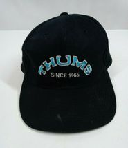 Vintage THUMS Since 1965 Long Beach Company Black Adjustable Baseball Cap - $9.69
