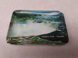 Niagara Falls Souvenir Plastic Dish Canadian Scene Made Italy Collectibl... - $19.60