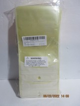 Mylar bags 100 pk ziplock bags for food storage, 4.72" x 8.27" Yellow - £3.94 GBP