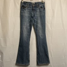 Aeropostle Hailey Flare Jeans Women&#39;s Size 3/4 Regular Blue 32&quot; Inseam - $9.89