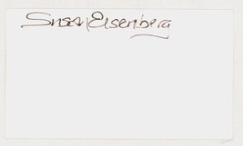 Signed Susan Eisenberg Voice Actor Autograph Wonder Woman Justice League... - £23.73 GBP