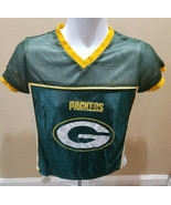 Green Bay Packers Reversible Flag Football Jersey Youth Medium NFL  - £9.57 GBP