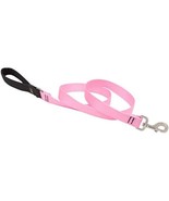 Dog Leash by Lupine in 1&quot; Wide Pink 6-Foot Long with Padded Handle - $34.32 CAD