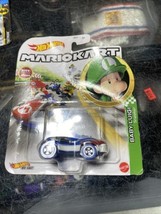 Hot Wheels Mario Kart BABY LUIGI Sneeker Car 2021 Mattel NEW - $11.17