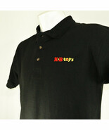 KB TOYS Vintage Toy Store Employee Uniform Polo Shirt Black Size M Medium NEW - $25.49