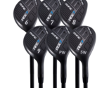 Mens Rife Golf RX7 Hybrid Irons Set #6-SW Regular Flex Graphite Right Ha... - $293.95