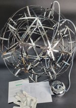 Mzithern LED Light Globe Ceiling Light Modern Geometric Chandelier, 20 Inch - £149.28 GBP