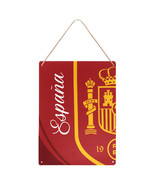 Spain Fan&#39;s Soccer Decorative Metal Sign 2023 FIFA Women&#39;s World Cup - $25.97 CAD+