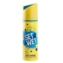 Set Wet Cool Avatar Deodorant &amp; Body Spray Perfume for Men, 150ml (Pack of 1) - £9.51 GBP