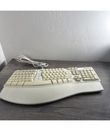 Microsoft Natural Keyboard Elite Ergonomic White Wired X03-51763 - $21.58