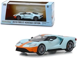 2019 Ford GT Heritage Edition "Gulf Oil" Color Scheme 1/43 Diecast Model Car by - $35.23