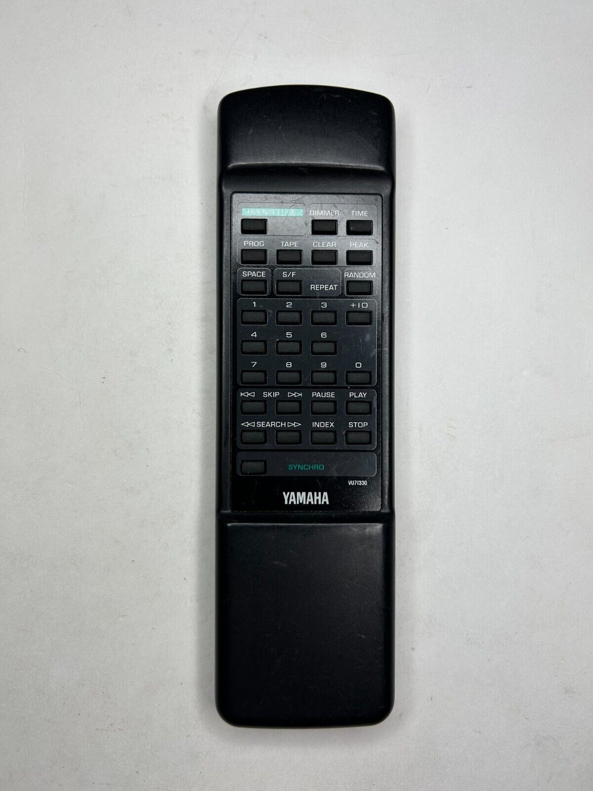 Yamaha VU71330 Remote Control, Black - OEM for CDX-390 CD Player  			