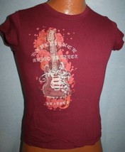 EXPERIENCE MUSIC PROJECT Seattle Red Girly Style T-SHIRT Medium - £7.75 GBP