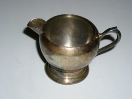 F B Rogers Silver on Copper Creamer Pitcher Vintage 1085 - £11.84 GBP