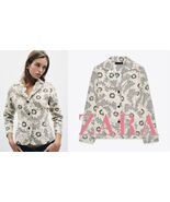 ZARA SOLDOUT FLORAL TEXTURED BLAZER M - $89.00