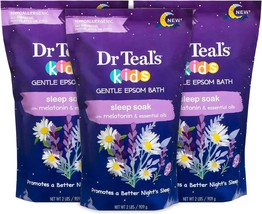 Dr. Teal&#39;s Kids&#39; Gentle Sleep Soak Bath with Pure Epsom Salt and Melatonin - (3  - £39.16 GBP