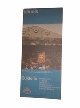 Standard Oil Company Vintage 1977 Illinois State Map - £5.20 GBP