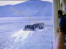 1966 US Navy Support Craft Men on Board Subic Bay Kodachrome 35mm Slide - £3.94 GBP