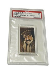 Cinema Stars 1928 WD HO Wills tobacco card PSA 7 Syd Chaplin Charlie brother #4 - £1,424.45 GBP