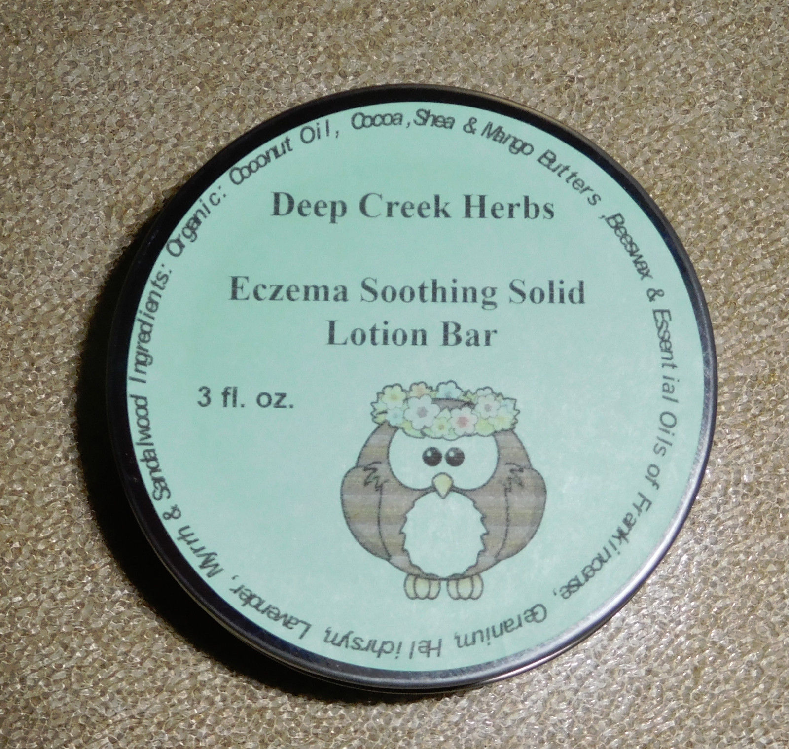 Deep Creek Herbs Eczema Soothing Solid Lotion Bar - 3 fl. oz. - New! - $18.69