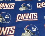 New York Giants Fabric Football NFL, 1 Yard, Quilting, Sewing, - $9.70