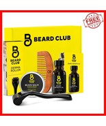 Luxury Beard Growth Set: Derma Roller, Soothing Oil, Sandalwood Balm &amp; Comb - $743.25 MXN
