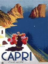 Decoration Poster.Home interior design print.Wall art.Capri Italy Naples.7151 - £14.24 GBP+