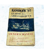 1962 AMC American Motors Rambler Classic 6 Ambassador V8 Owners Manual O... - €9,65 EUR