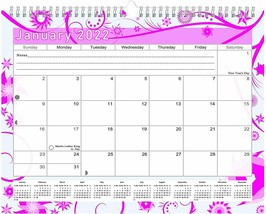 2021 - 2022 Monthly Spiral-Bound Wall / Desk Calendar - 16 Months (Edition #010) - £10.67 GBP