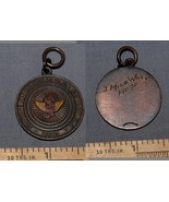 NEAT BRONZE &amp; ENAMEL ST. JOSEPH CATH. CLUB 1923 NEWARK FOR 1 MILE HANDIC... - $33.60 CAD