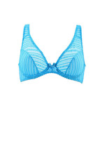 L&#39;AGENT BY AGENT PROVOCATEUR Womens Bra Lovely Non Padded Blue S - £35.39 GBP