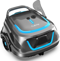  Automatic Pool Vacuum with 120 Mins, Double Filters, LED Indicator, Fas... - $393.07