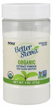 Now Foods, Certified Organic, Better Stevia, Extract Powder, 4 oz (113 g) - £21.11 GBP