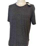 Matinique MAjerstan Navy &amp; White Striped Short Sleeve Shirt, Men&#39;s Size ... - $32.57 CAD
