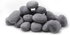 Lightweight Ceramic Fiber Pebble Stones For Fire Pit And Fireplace, 24, ... - $36.99