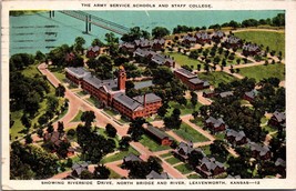The Army Service Schools and Staff College Leaventworth KS Postcard PC81 - $4.99