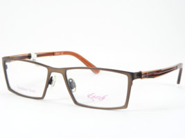 Kaos KK280 Col.2 Brown Unique Rare Eyeglasses Glasses Metal Frame 54-16-138mm - £90.67 GBP