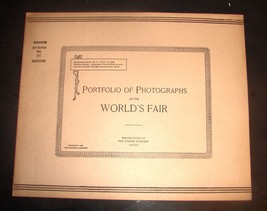 1892 Chicago World&#39;s Fair PORTFOLIO OF PHOTOGRAPHS Book #14 Columbia Exp... - $19.99