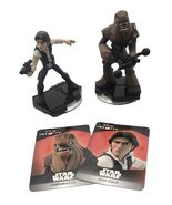 Disney&#39;s Infinity Han Solo and Chewbacca Figures &amp; 2 Cards - $17.95