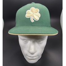 adidas Notre Dame Shamrock Hat Fitted 7-3/8 Green Cap Hat - $18.52