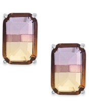 Kate Spade New York Womens Geo Gems Stud Earrings Color Lilac Multi Colo... - £38.36 GBP