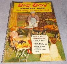 Wire Spiral Bound Big Boy Barbecue Book Grilling 1957 Tested Recipe Institute - £5.49 GBP