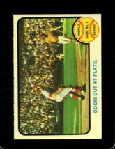 1973 Topps #207 World Series Game 5 Odom Out At Plate. Nm Athletics *X51504 - £8.44 GBP