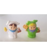 FISHER PRICE Little People Easter Bunny Costume Figure Lot White Green B... - £9.34 GBP