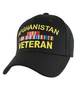 NEW AFGHANISTAN VETERAN HAT - MILITARY QUALITY BASEBALL CAP W/ STRETCH FIT - £11.11 GBP