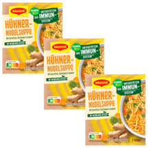 Maggi instant soup CHICKEN NOODLE with Vit B6 &amp; C -3 pack- FREE SHIP - $12.86