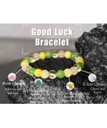Good Luck Crystal Bracelet For Good Vibes | New Beginnings Like A Job, B... - £14.15 GBP