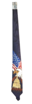 Steven Harris Majestic Bald American Eagle USA Flag Capitol Building Tie Handmad - £7.05 GBP
