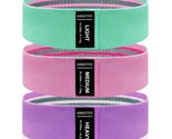 Fabric Resistance Bands For Working Out, 3 Level Non-Slip Booty Bands Fo... - $22.99