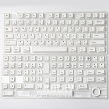 White Keycap For DIY Custom Mechanical Keyboard -  Minimalist White - £33.37 GBP